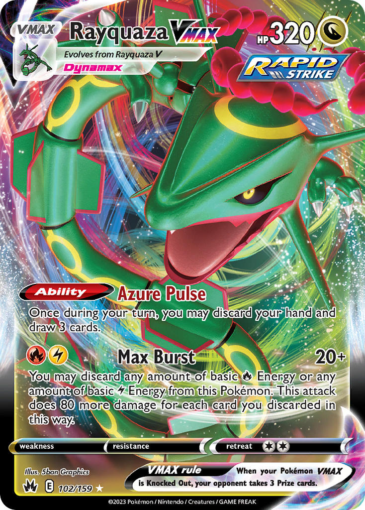 102/159 Rayquaza VMAX (102)