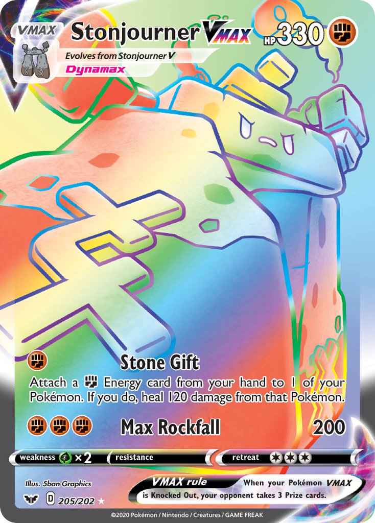 205/202 Stonjourner VMAX (Secret)