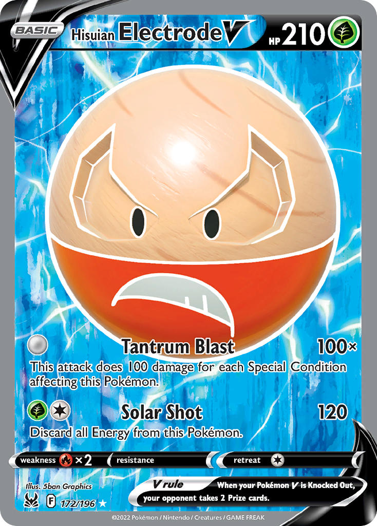 172/196 Hisuian Electrode V (Full Art)
