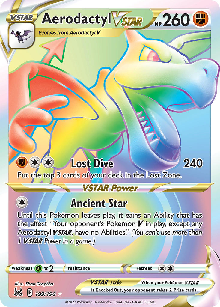199/196 Aerodactyl VSTAR (Secret)