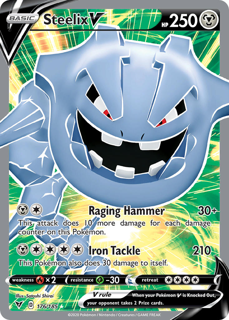 176/185 Steelix V (Full Art)