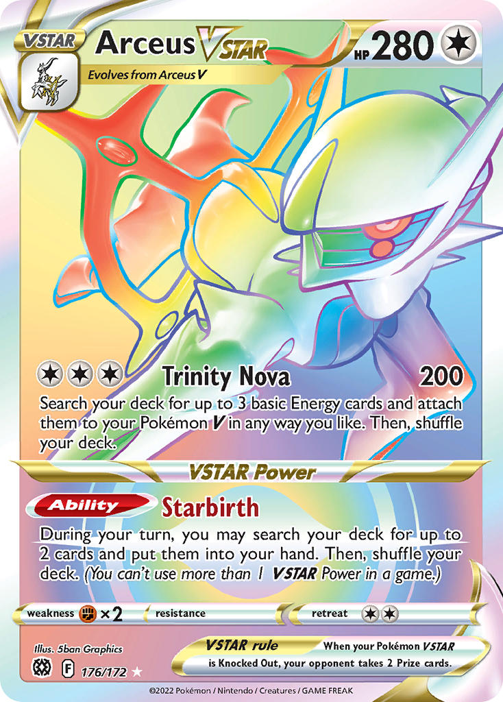 176/172 Arceus VSTAR (Secret) (176)