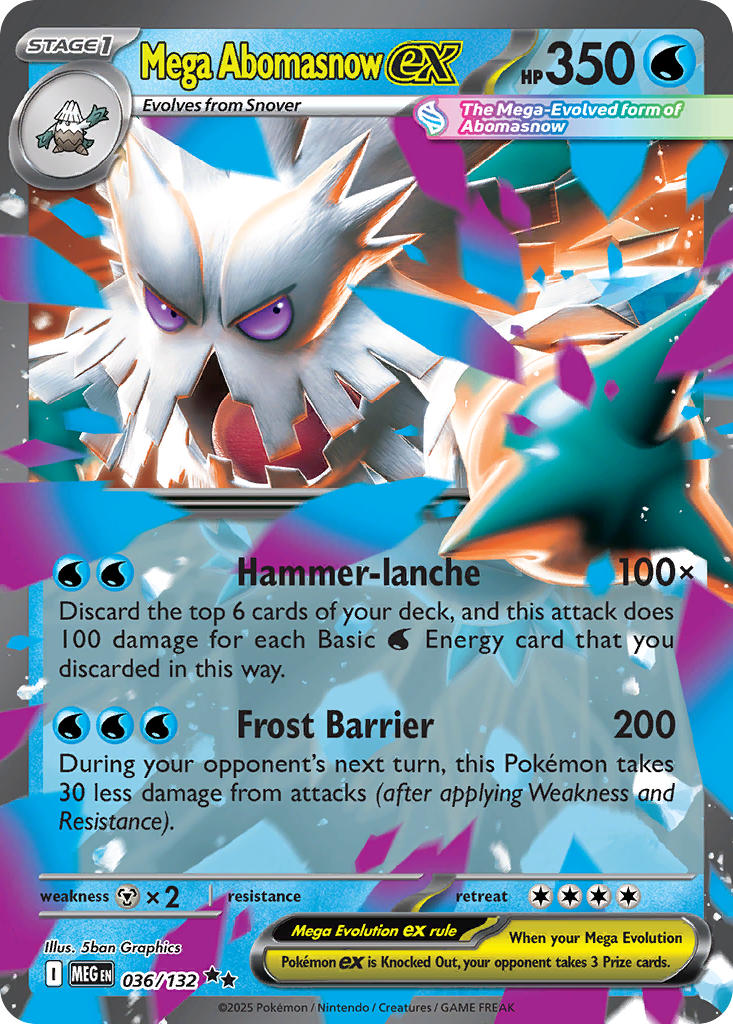 036/132 Mega Abomasnow ex - 036/132