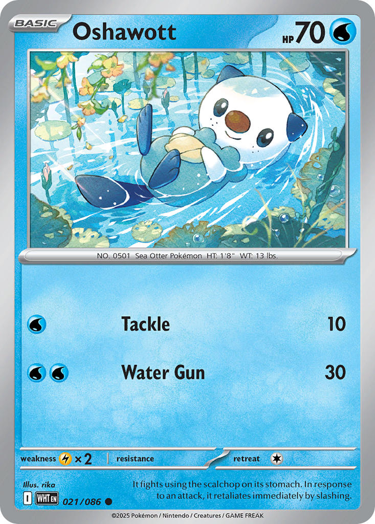 021/086 Oshawott (Master Ball Pattern)