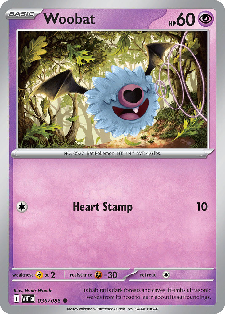 036/086 Woobat (Master Ball Pattern)