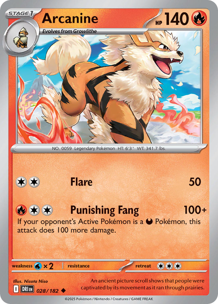 028/182 Arcanine