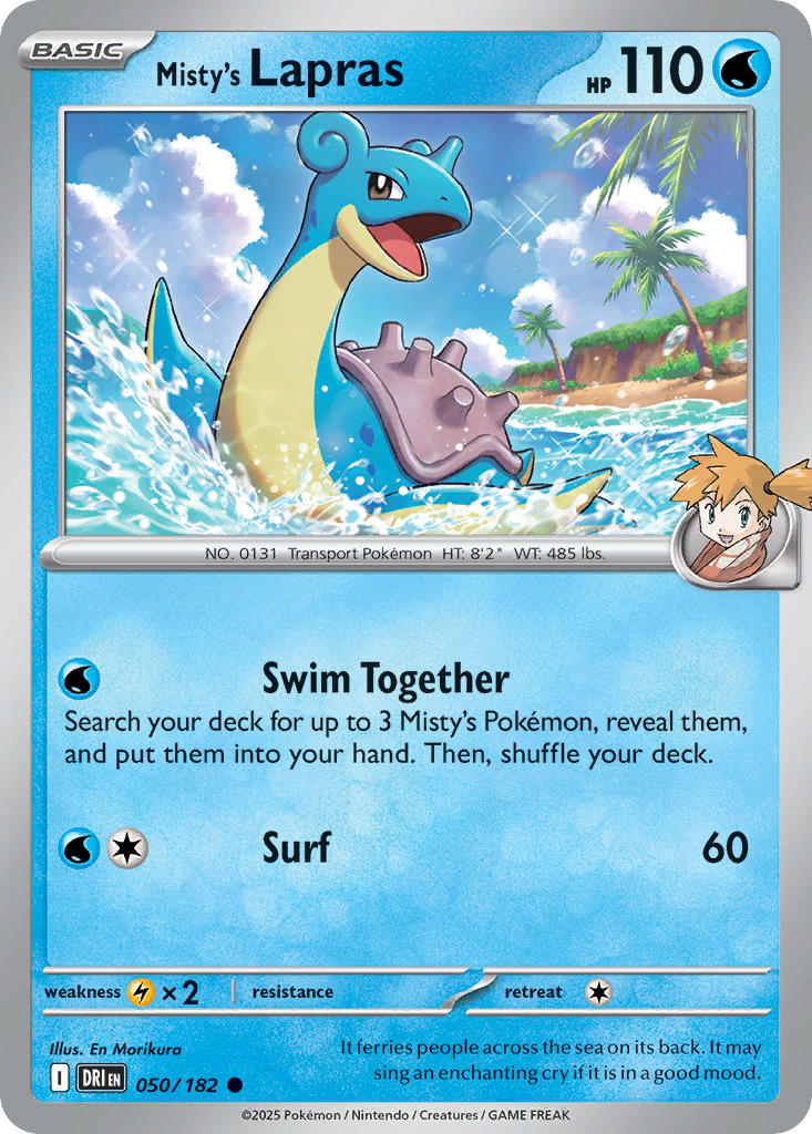 050/182 Misty's Lapras