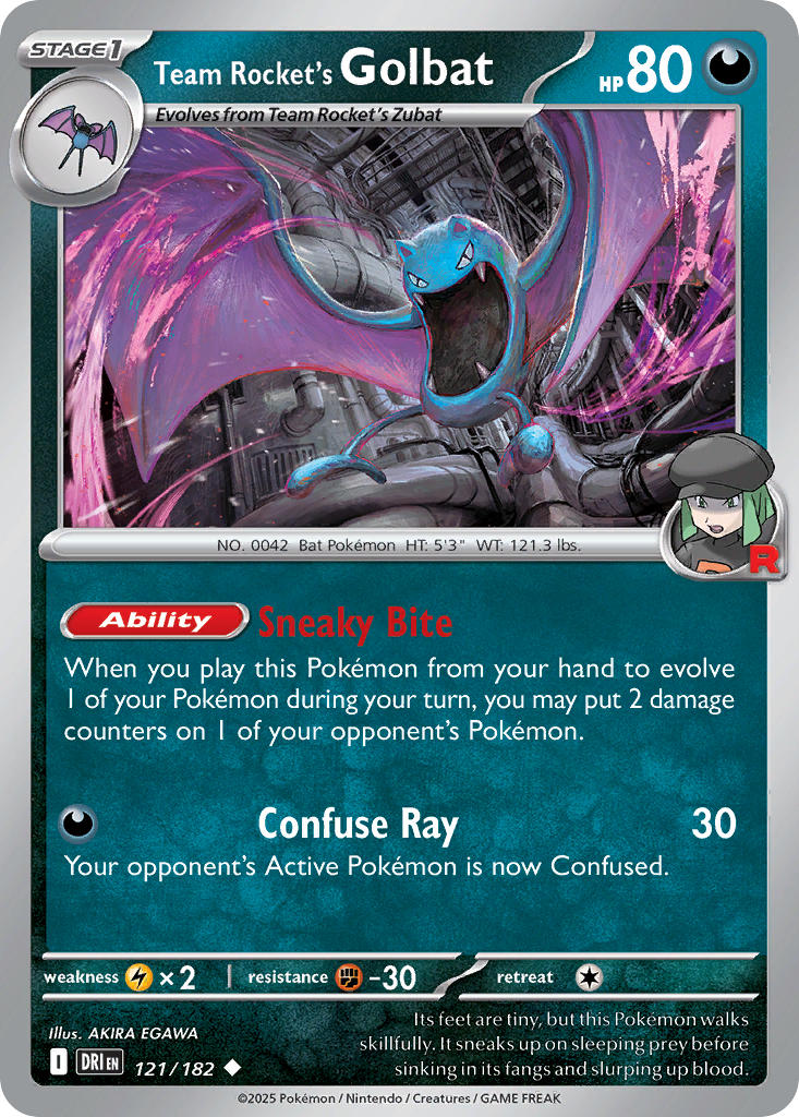 121/182 Team Rocket's Golbat