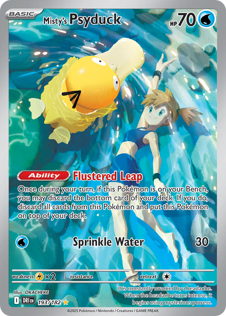 193/182 Misty's Psyduck - 193/182
