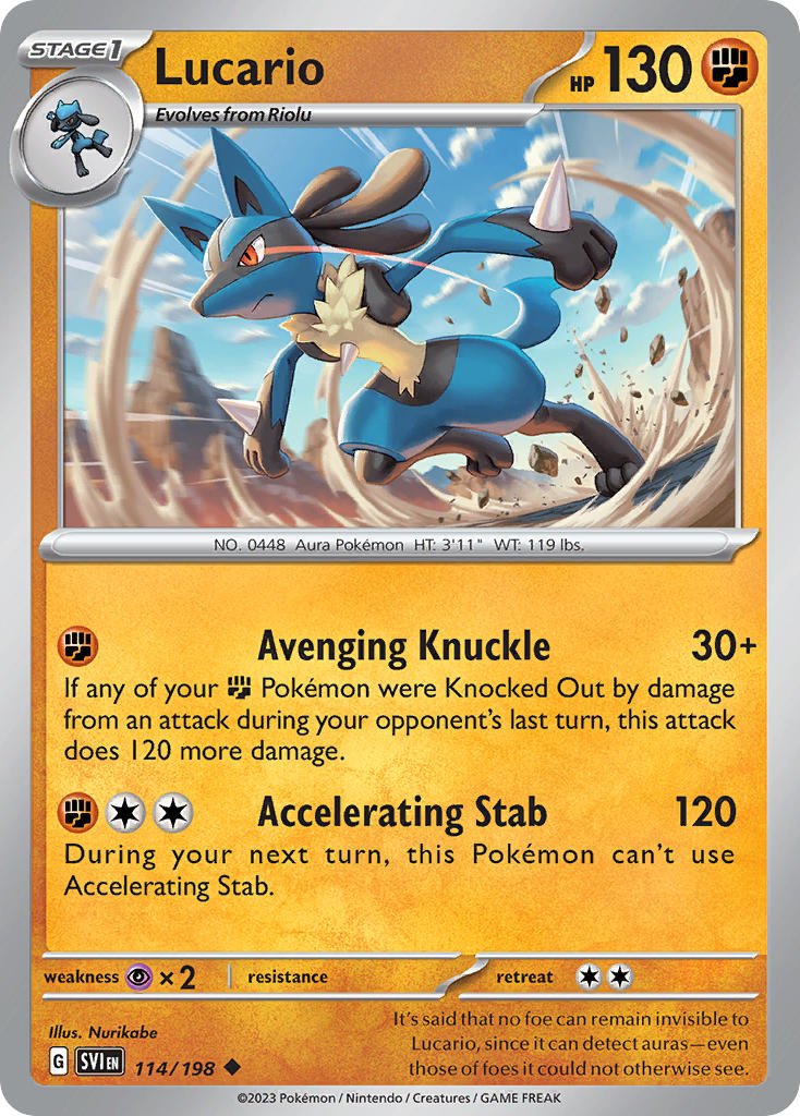 114/198 Lucario - 114/198