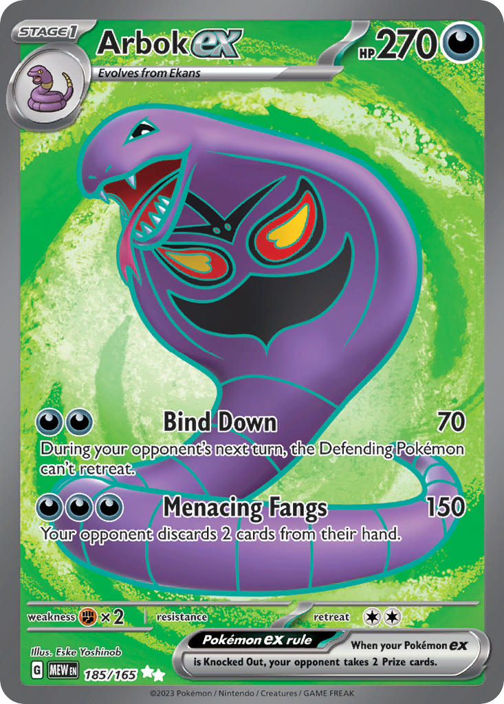 185/165 Arbok ex - 185/165