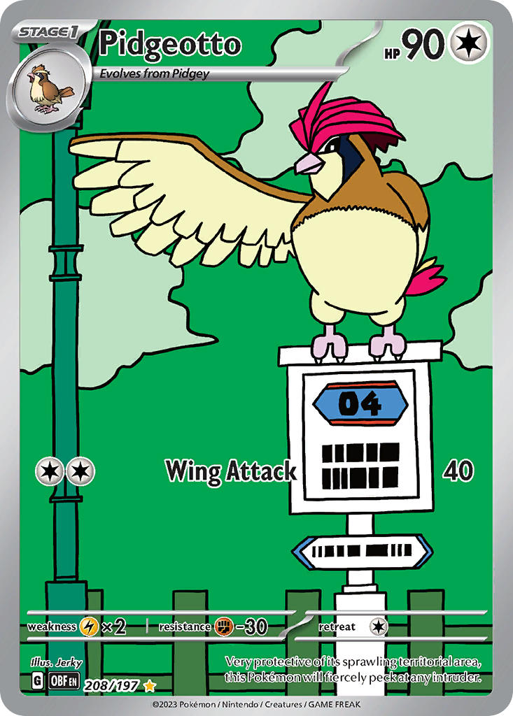 208/197 Pidgeotto - 208/197