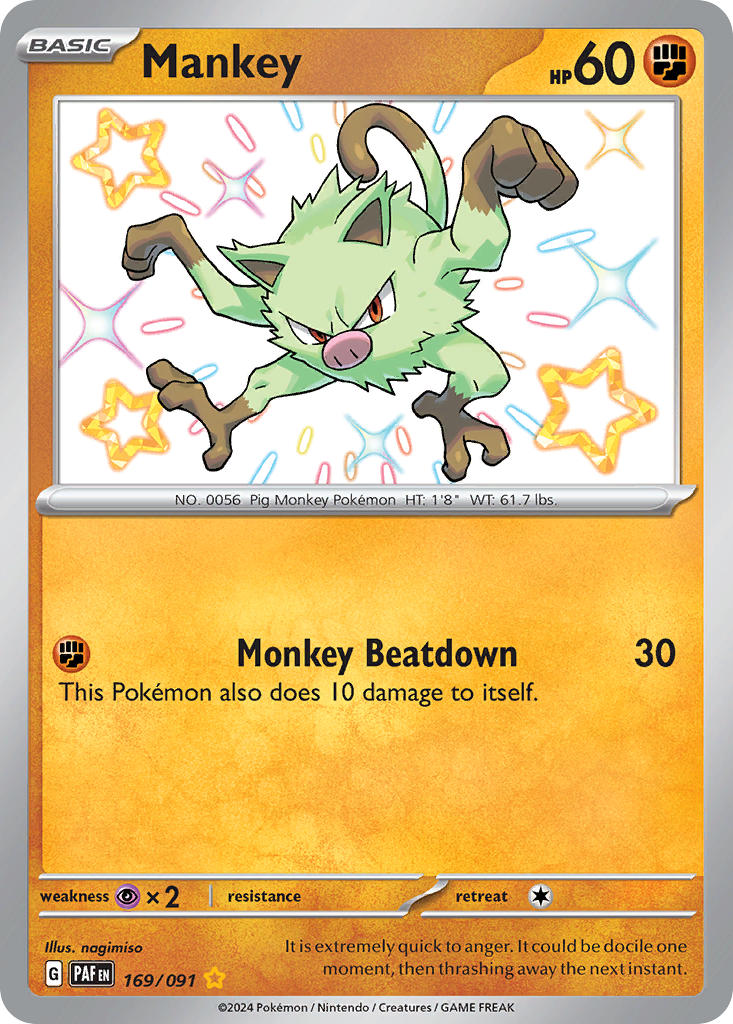 169/091 Mankey - 169/091