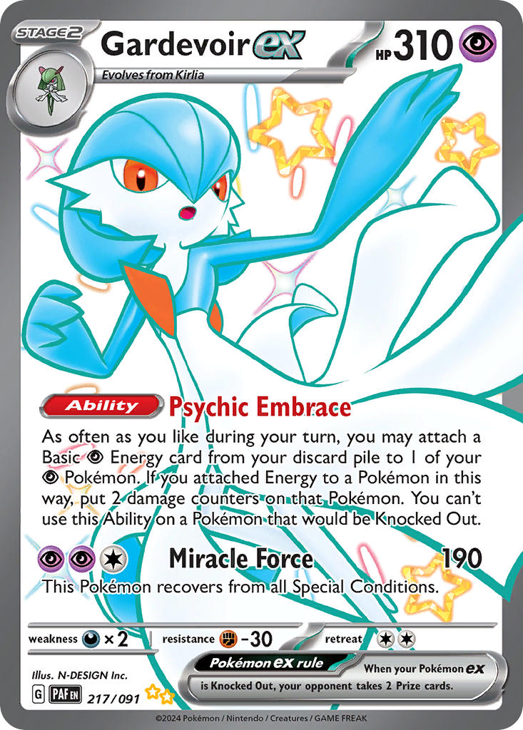 217/091 Gardevoir ex - 217/091