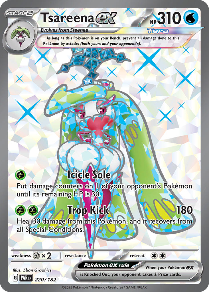 220/182 Tsareena ex - 220/182