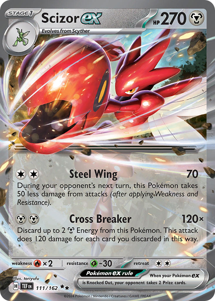 111/162 Scizor ex - 111/162