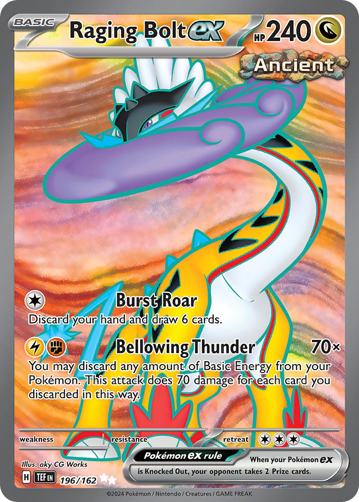 196/162 Raging Bolt ex - 196/162