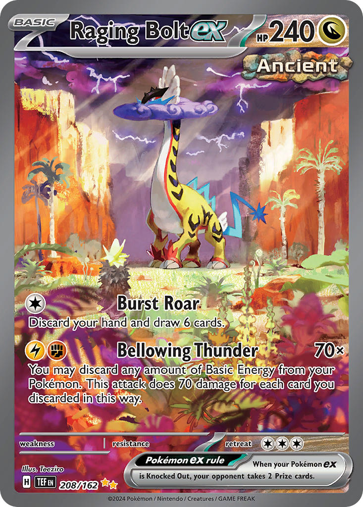 208/162 Raging Bolt ex - 208/162