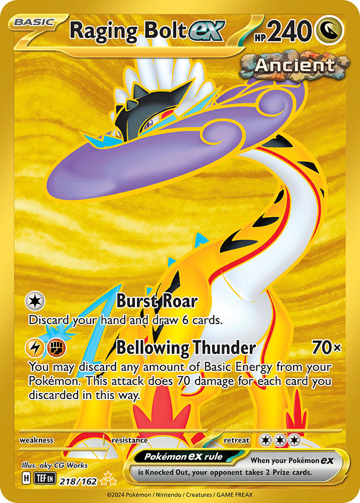 218/162 Raging Bolt ex - 218/162