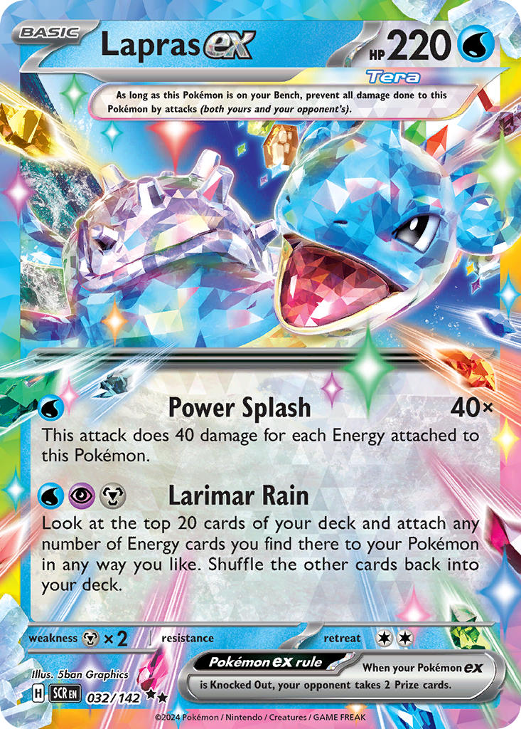 032/142 Lapras ex - 032/142