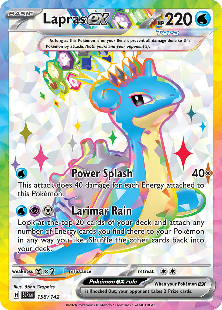 158/142 Lapras ex - 158/142