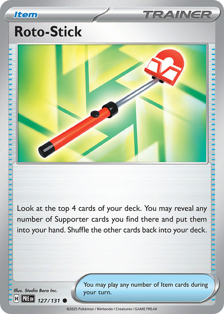 127/131 Roto-Stick (Poke Ball Pattern)