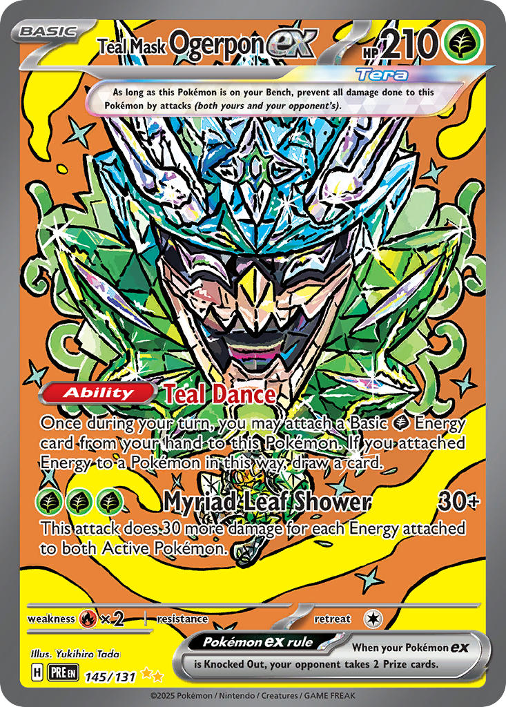 145/131 Teal Mask Ogerpon ex - 145/131