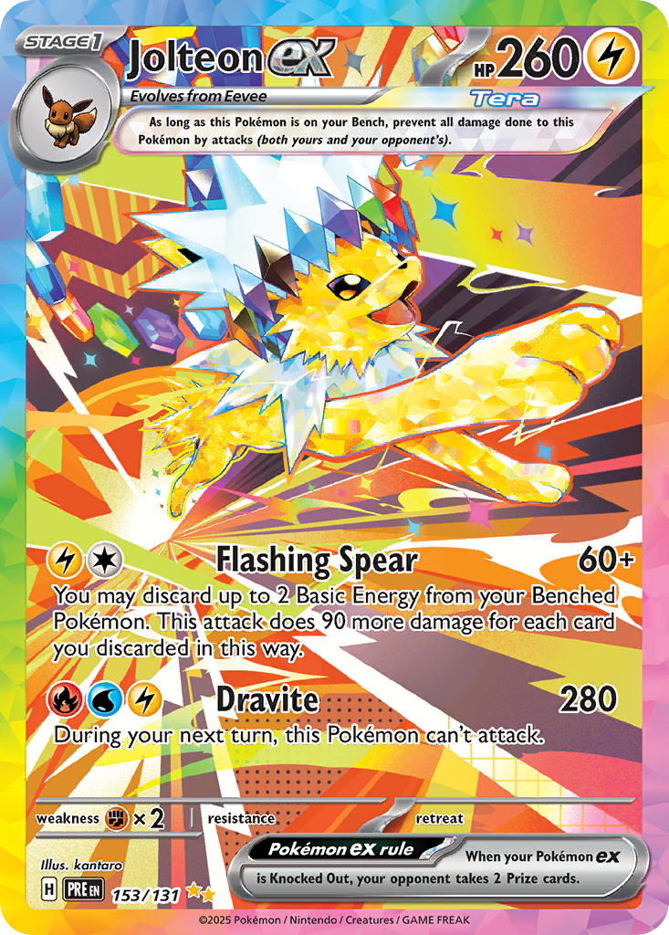 153/131 Jolteon ex - 153/131