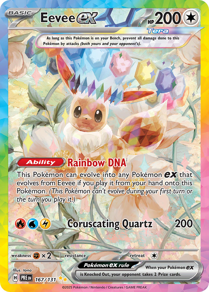 167/131 Eevee ex - 167/131