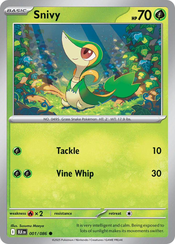 001/086 Snivy (Poke Ball Pattern)