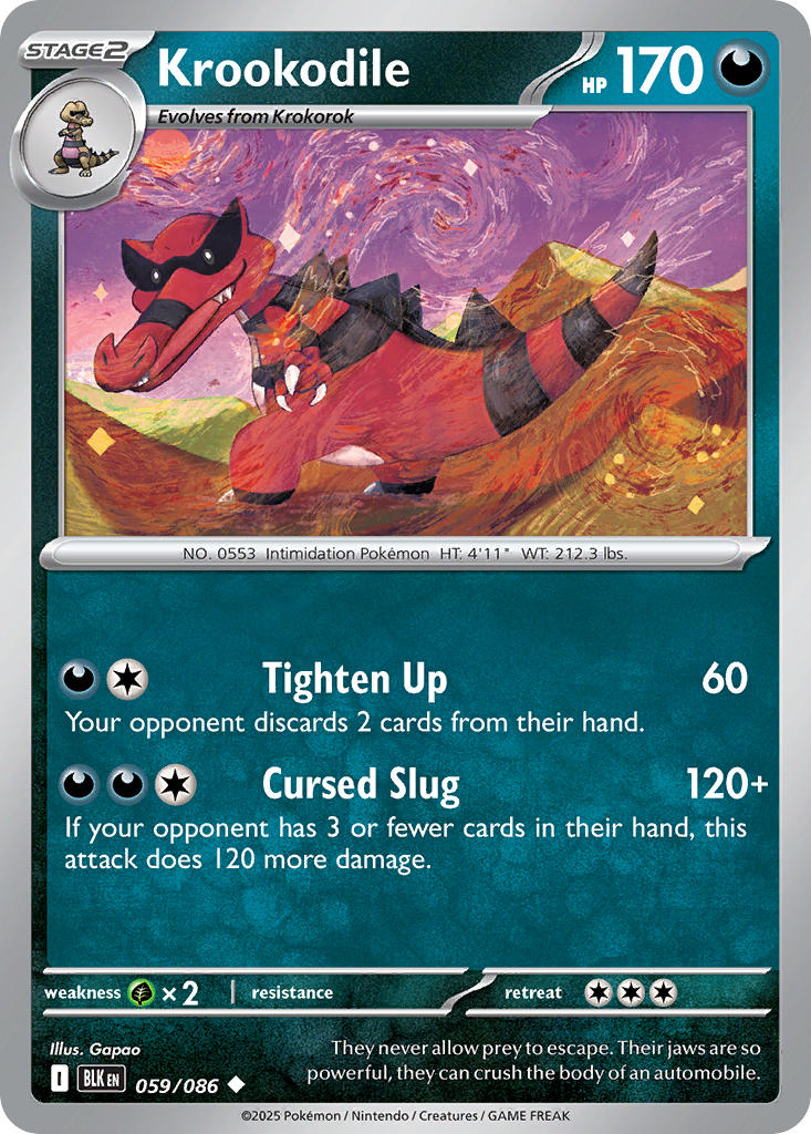 059/086 Krookodile (Master Ball Pattern)