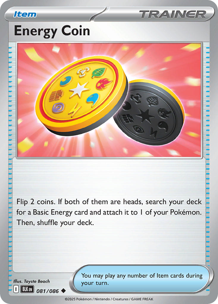 081/086 Energy Coin (Poke Ball Pattern)