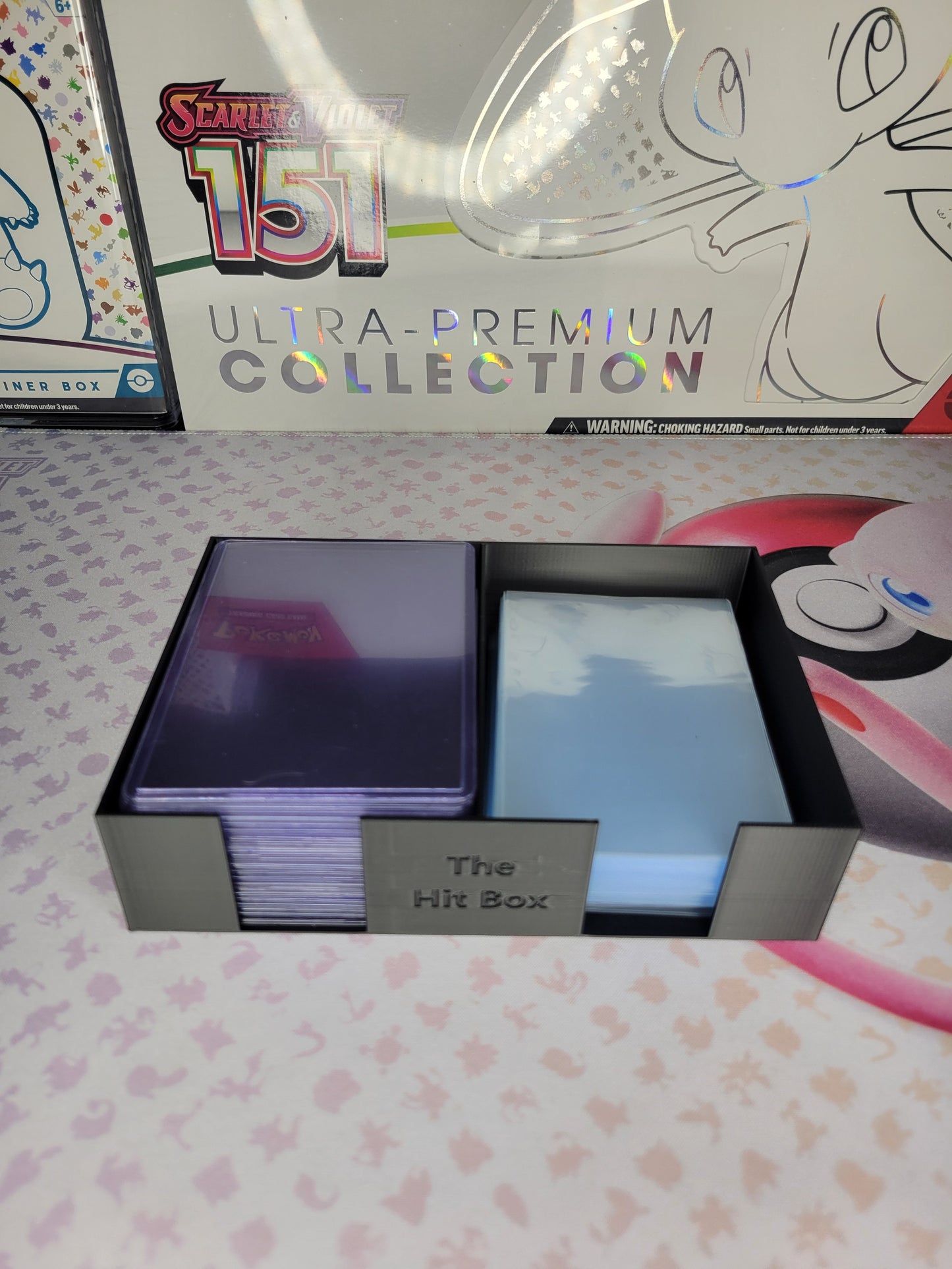 "Hit Box" Rigid Top Loader Penny Sleeve Box Holder Organizer for Trading Card Game
