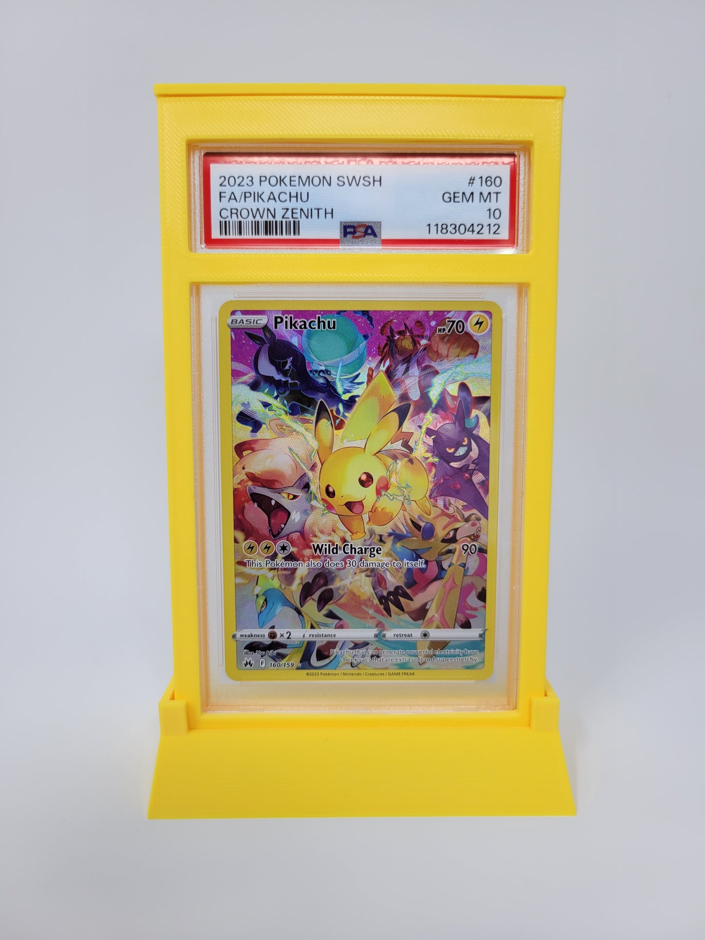 PSA Graded Trading Card Pokemon Sports Slab Card Guard Wall Shelf Display