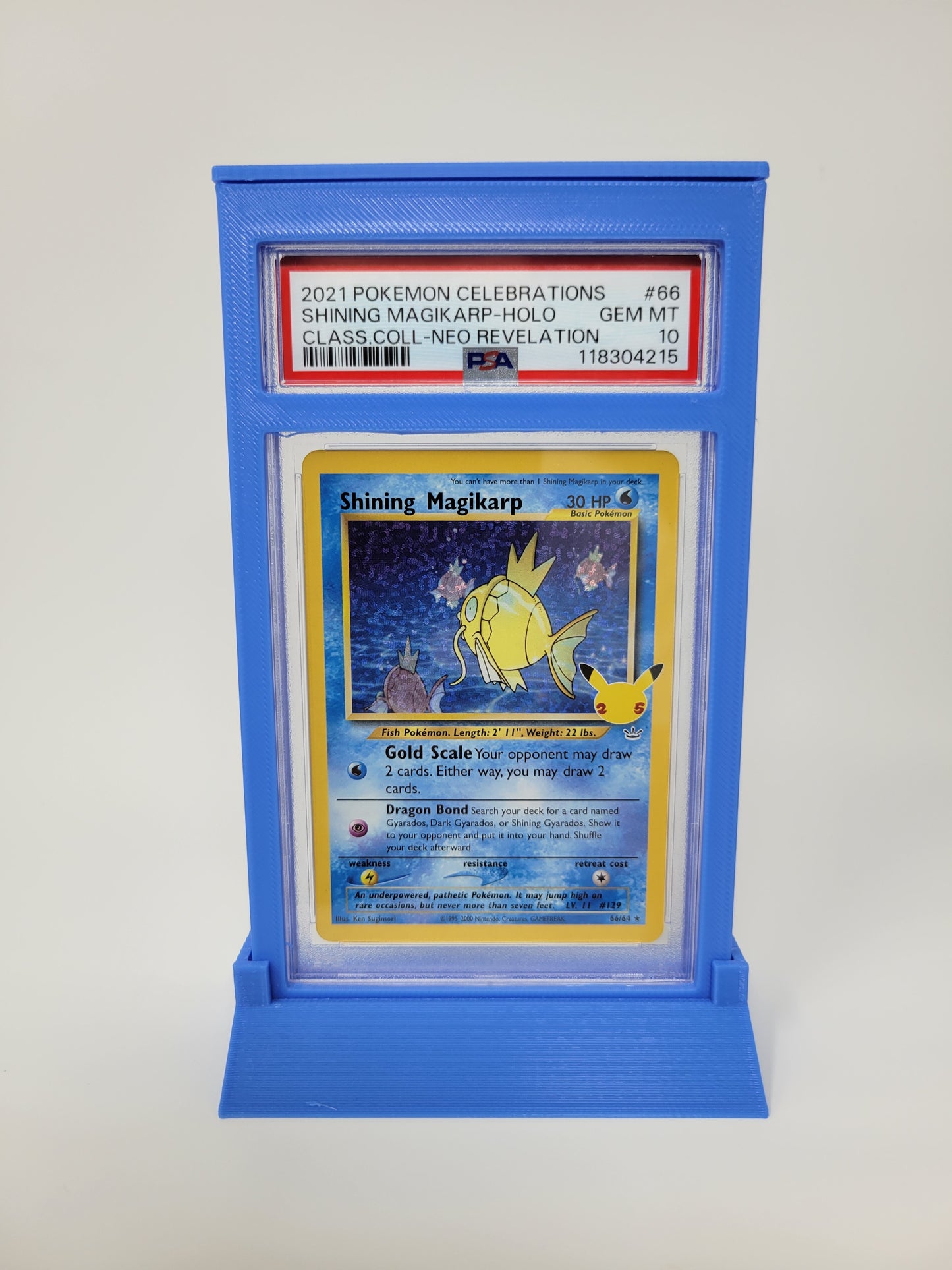 PSA Graded Trading Card Pokemon Sports Slab Card Guard Wall Shelf Display