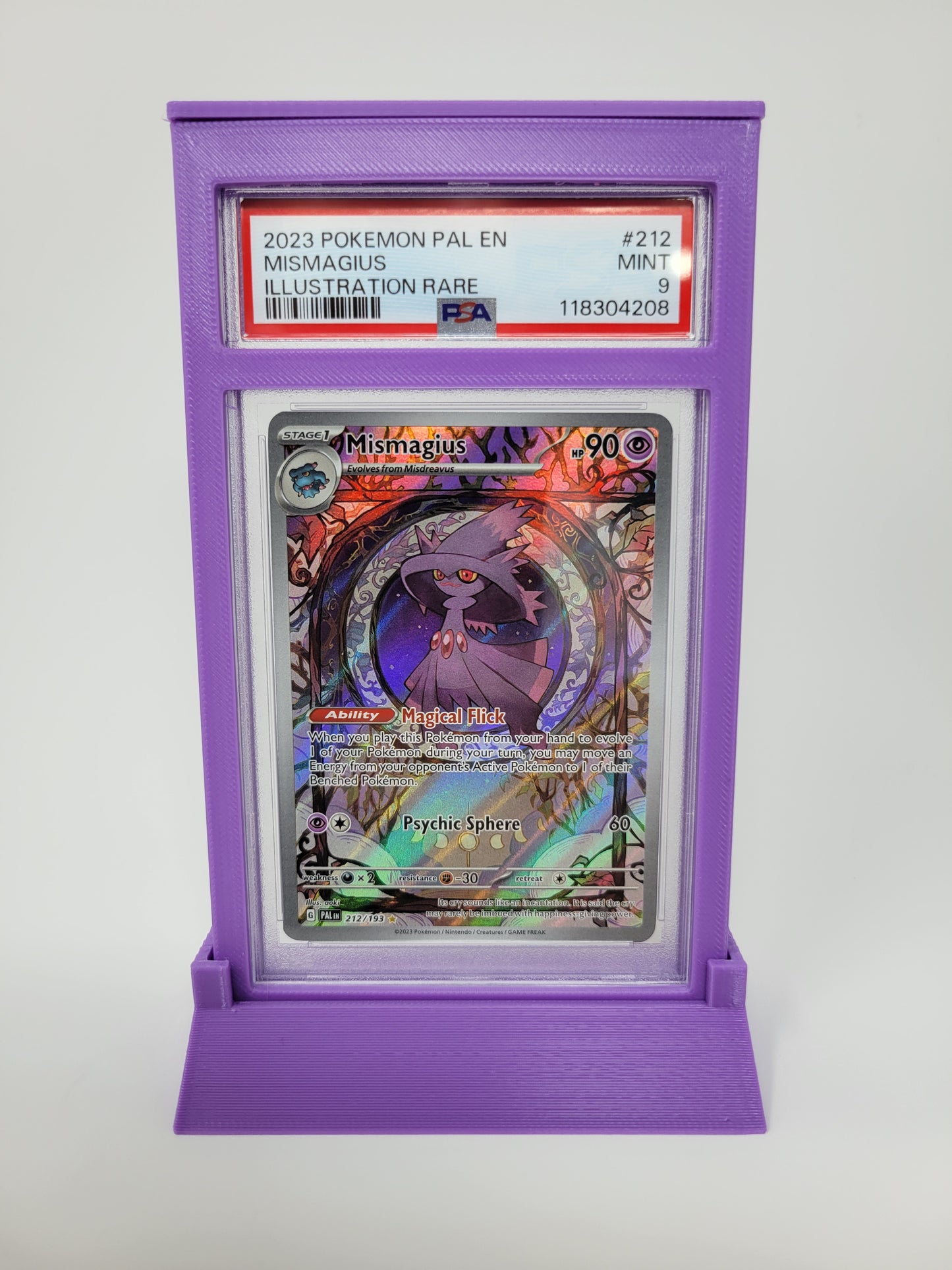 PSA Graded Trading Card Pokemon Sports Slab Card Guard Wall Shelf Display