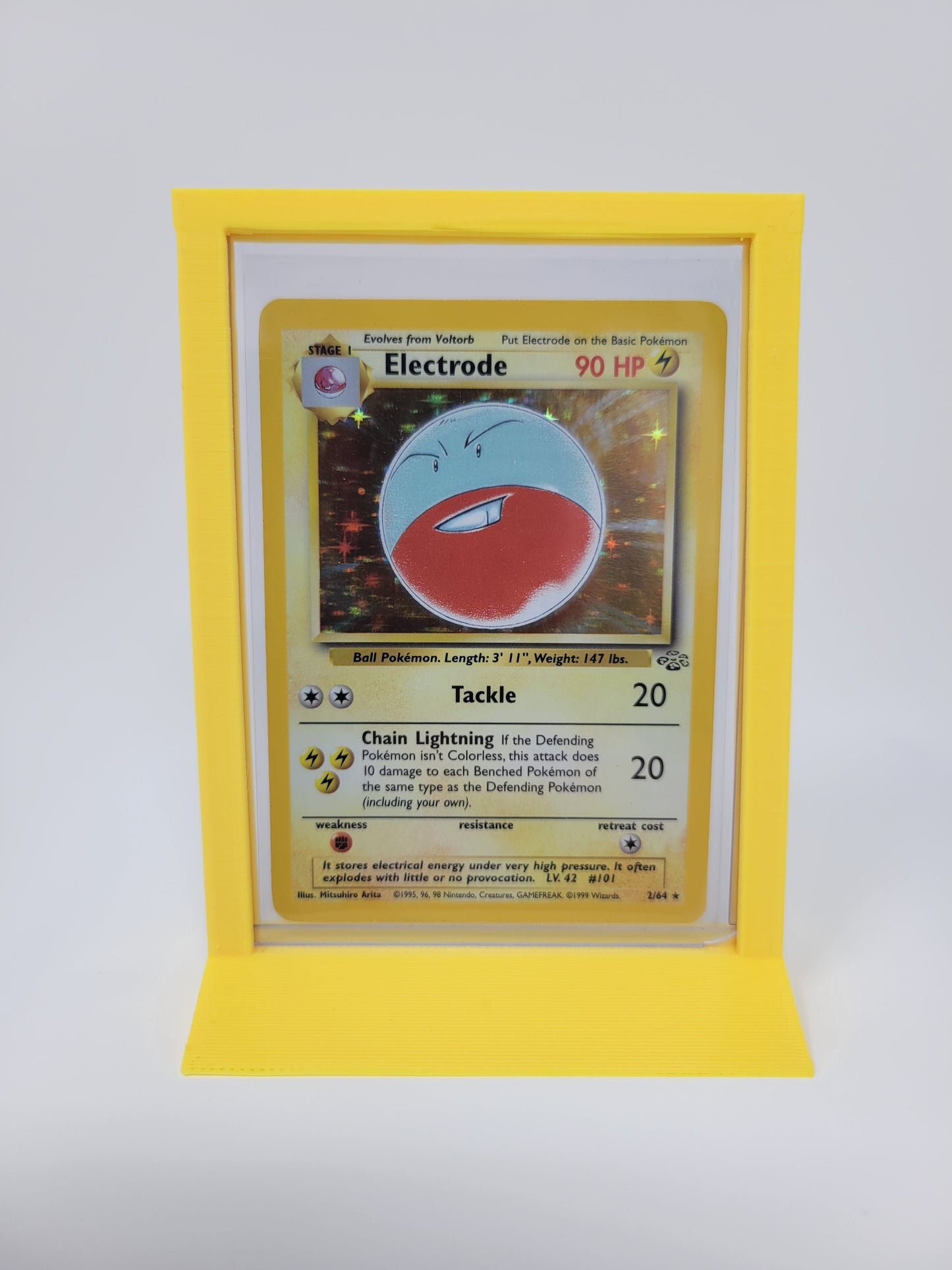 Framed 35pt Top Loader Trading Card Game Card Display Stand Pokemon Sport Holder