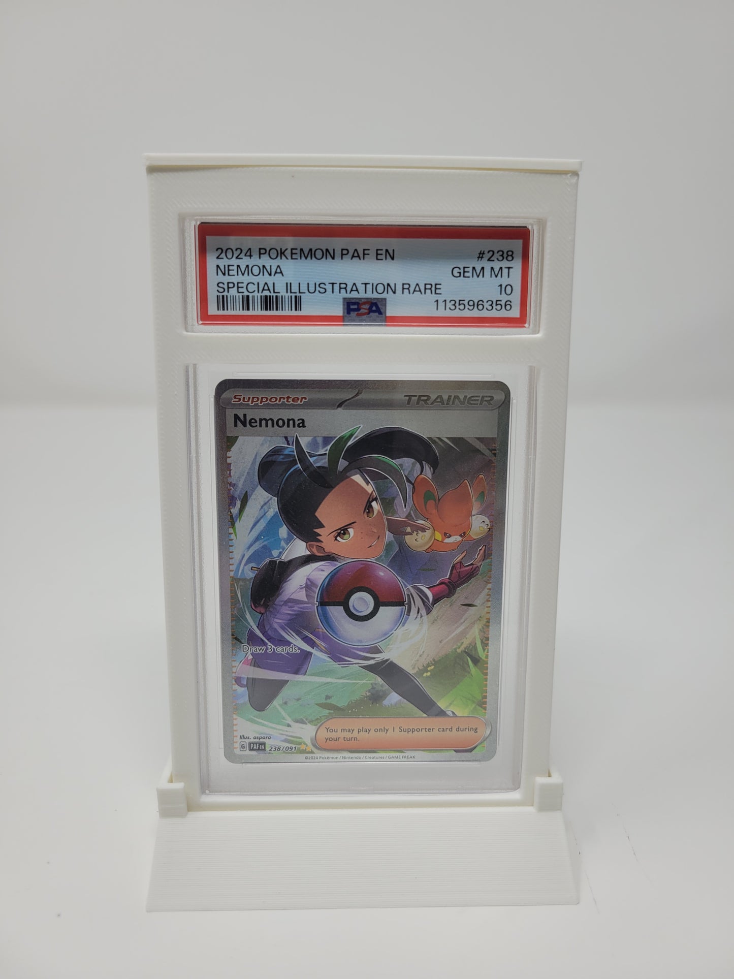 PSA Graded Trading Card Pokemon Sports Slab Card Guard Shelf Display