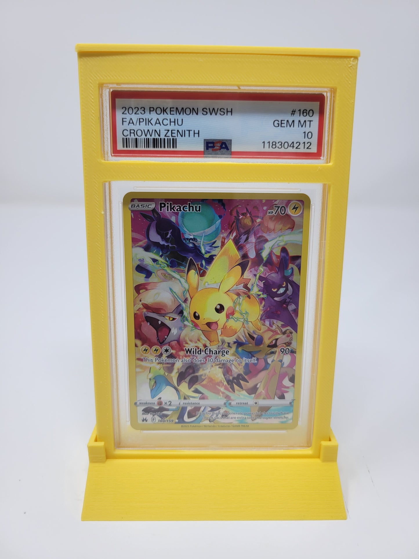 PSA Graded Trading Card Pokemon Sports Slab Card Guard Shelf Display