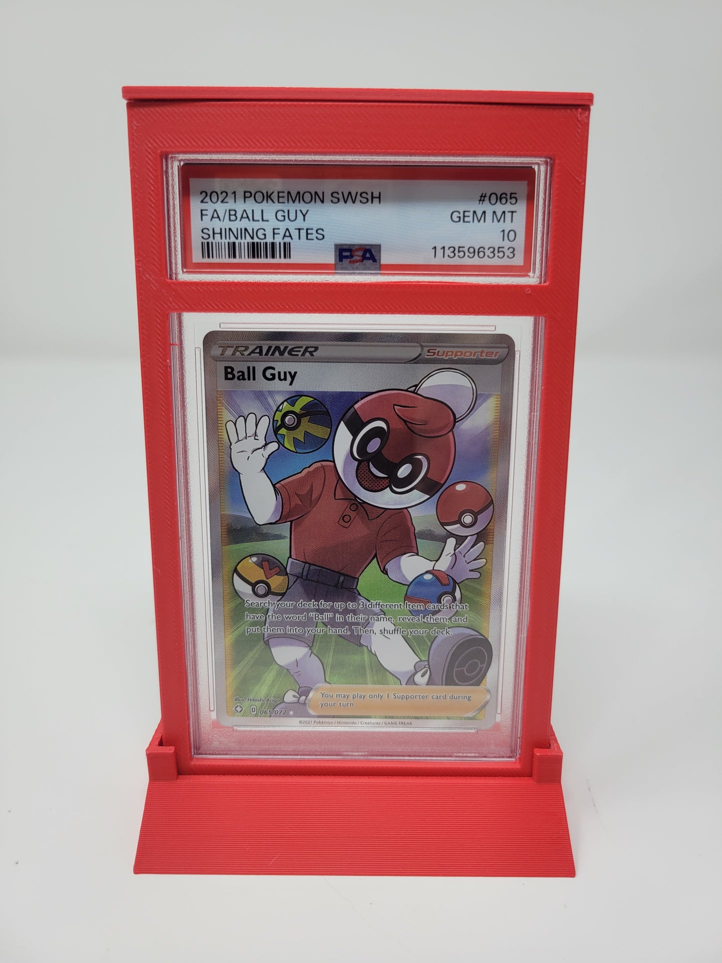 PSA Graded Trading Card Pokemon Sports Slab Card Guard Shelf Display