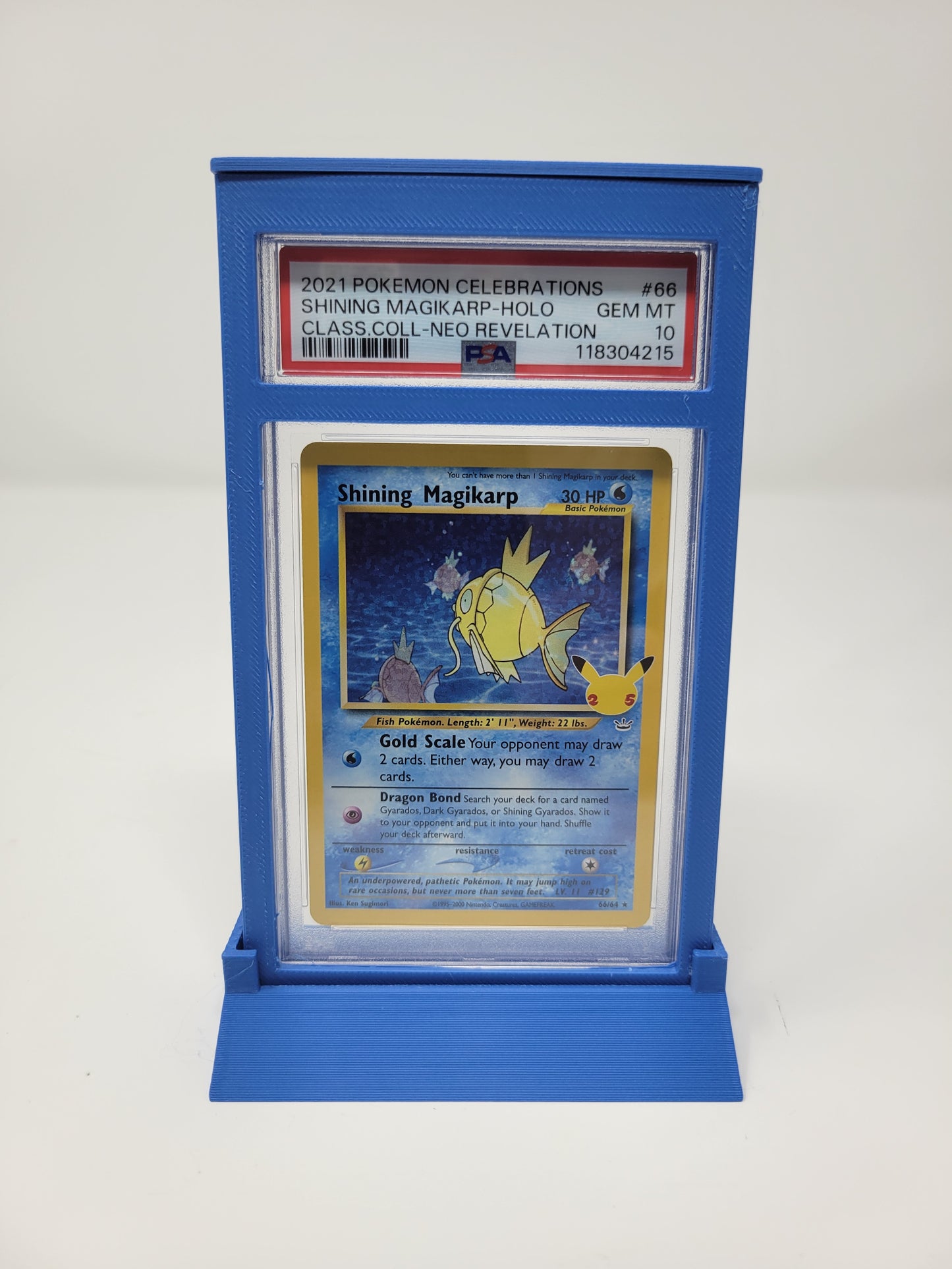 PSA Graded Trading Card Pokemon Sports Slab Card Guard Shelf Display
