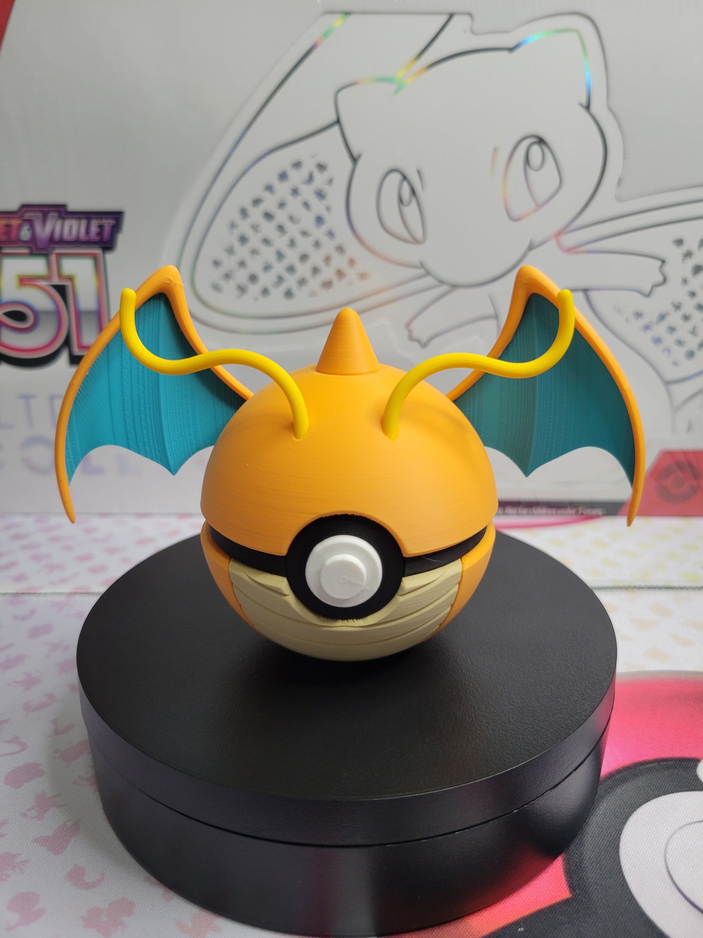 0149 - Dragonite Inspired 3D Printed Themed Ball