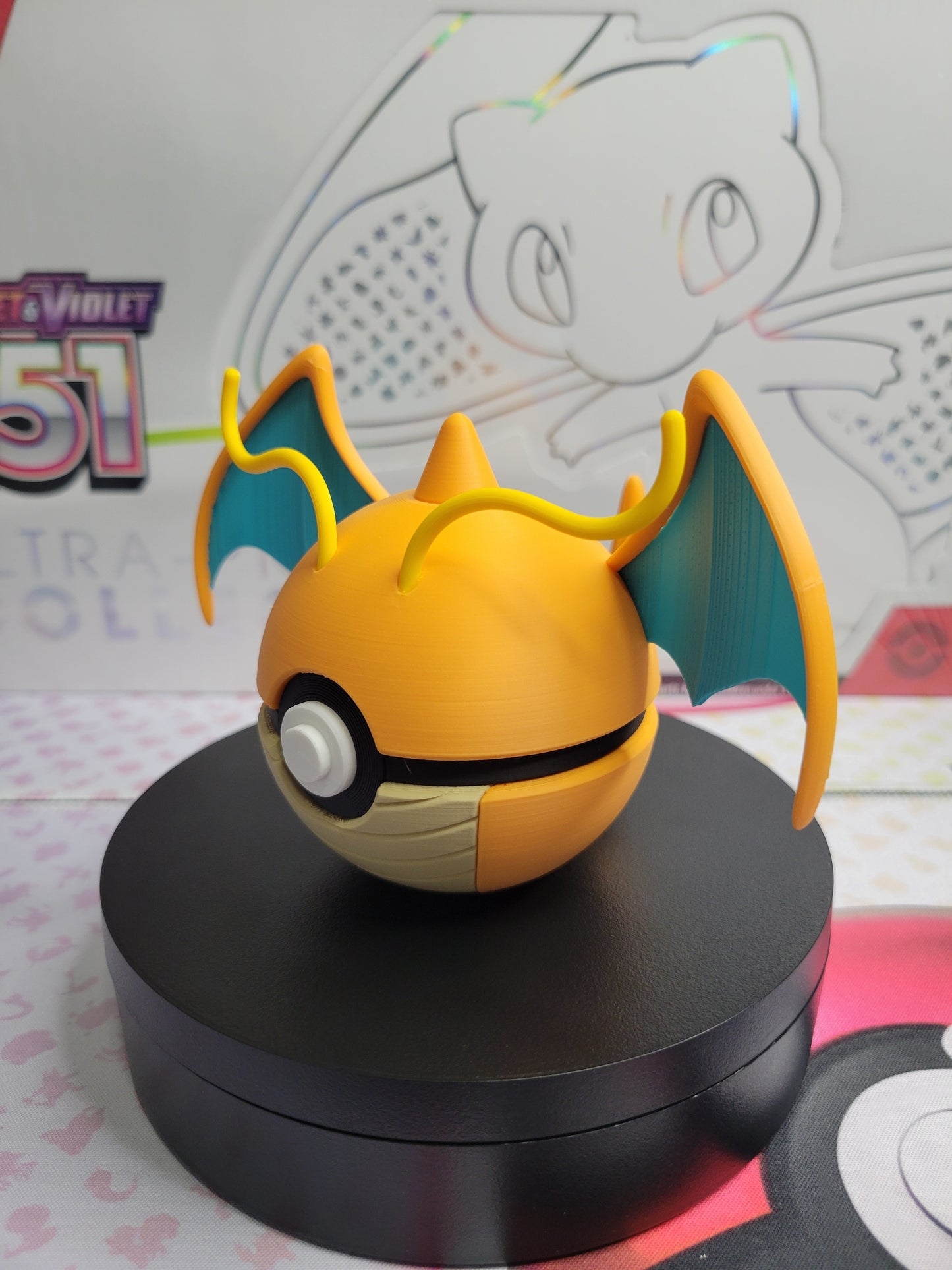 0149 - Dragonite Inspired 3D Printed Themed Ball