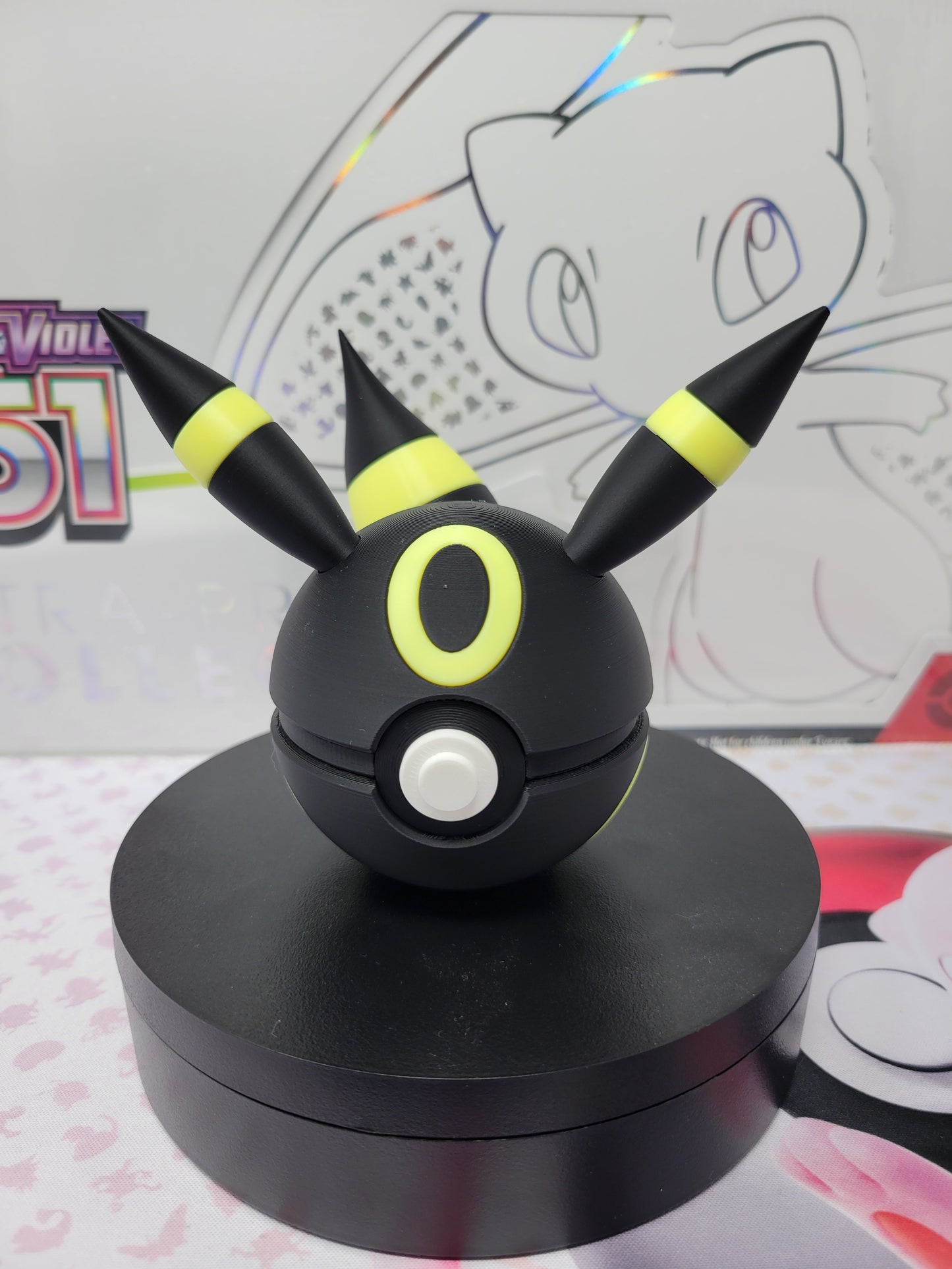 0197 - Glow in the Dark Umbreon Inspired 3D Printed Themed Ball