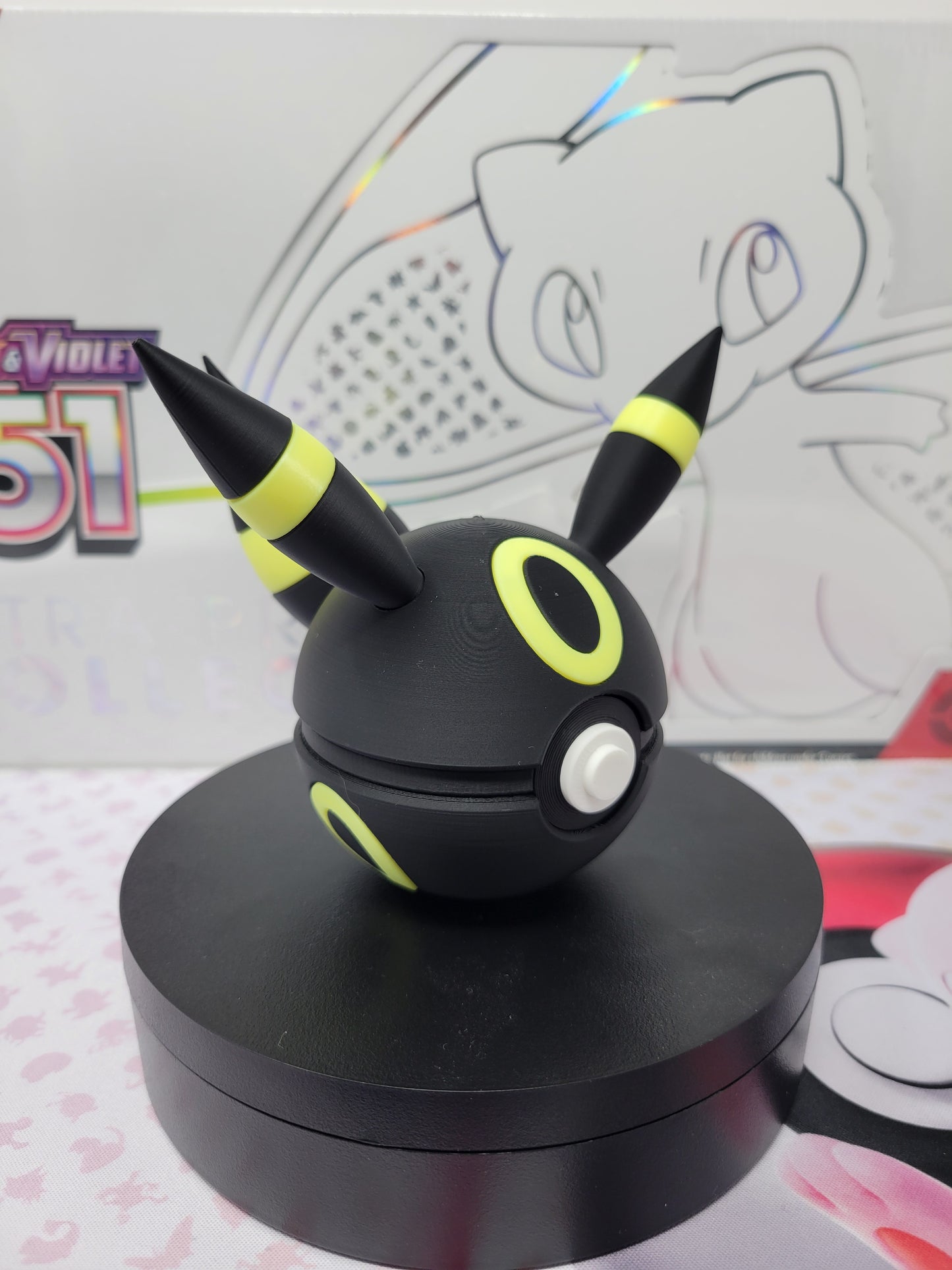 0197 - Glow in the Dark Umbreon Inspired 3D Printed Themed Ball
