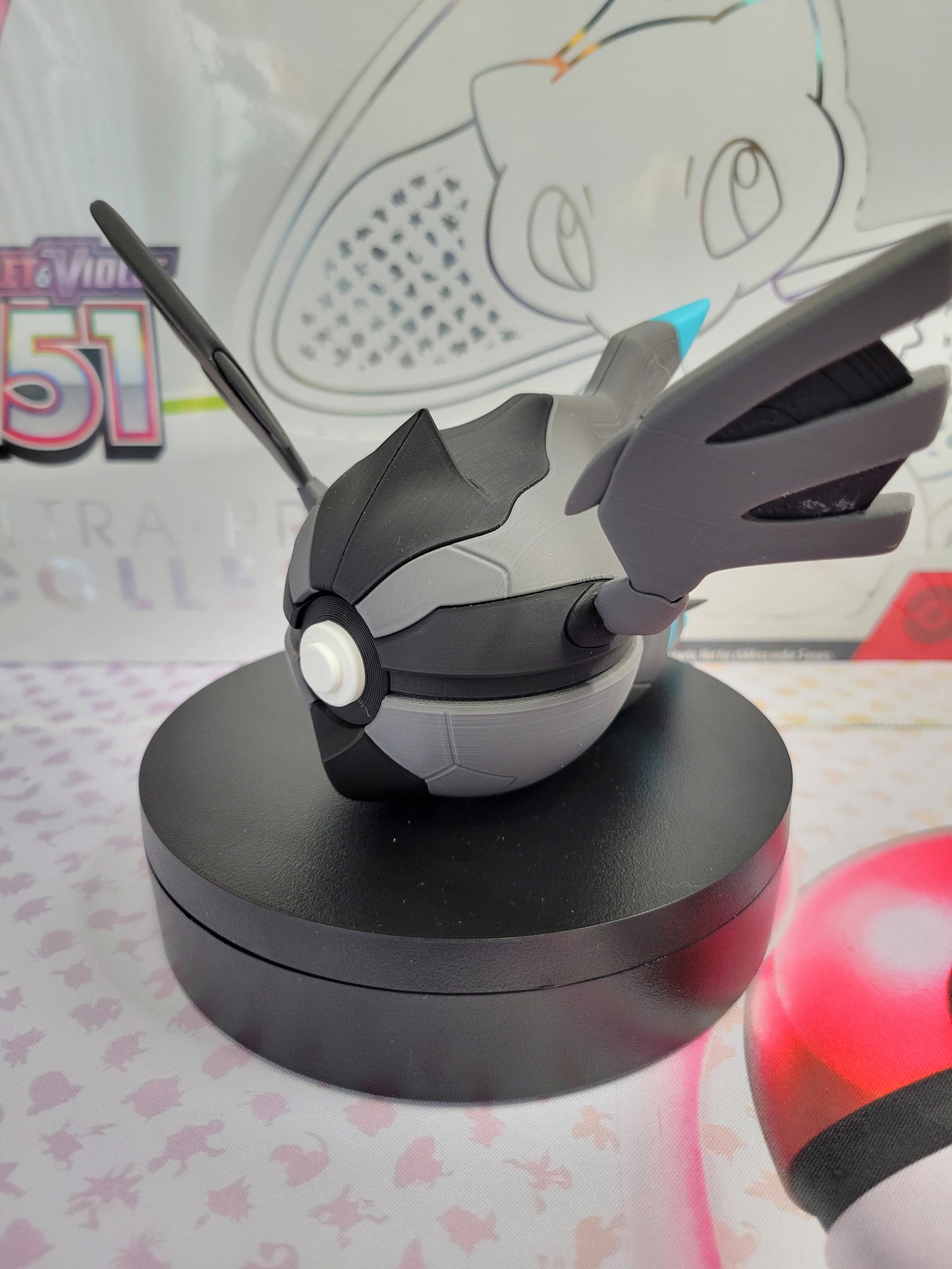 0644 - Zekrom Inspired 3D Printed Themed Monster Ball