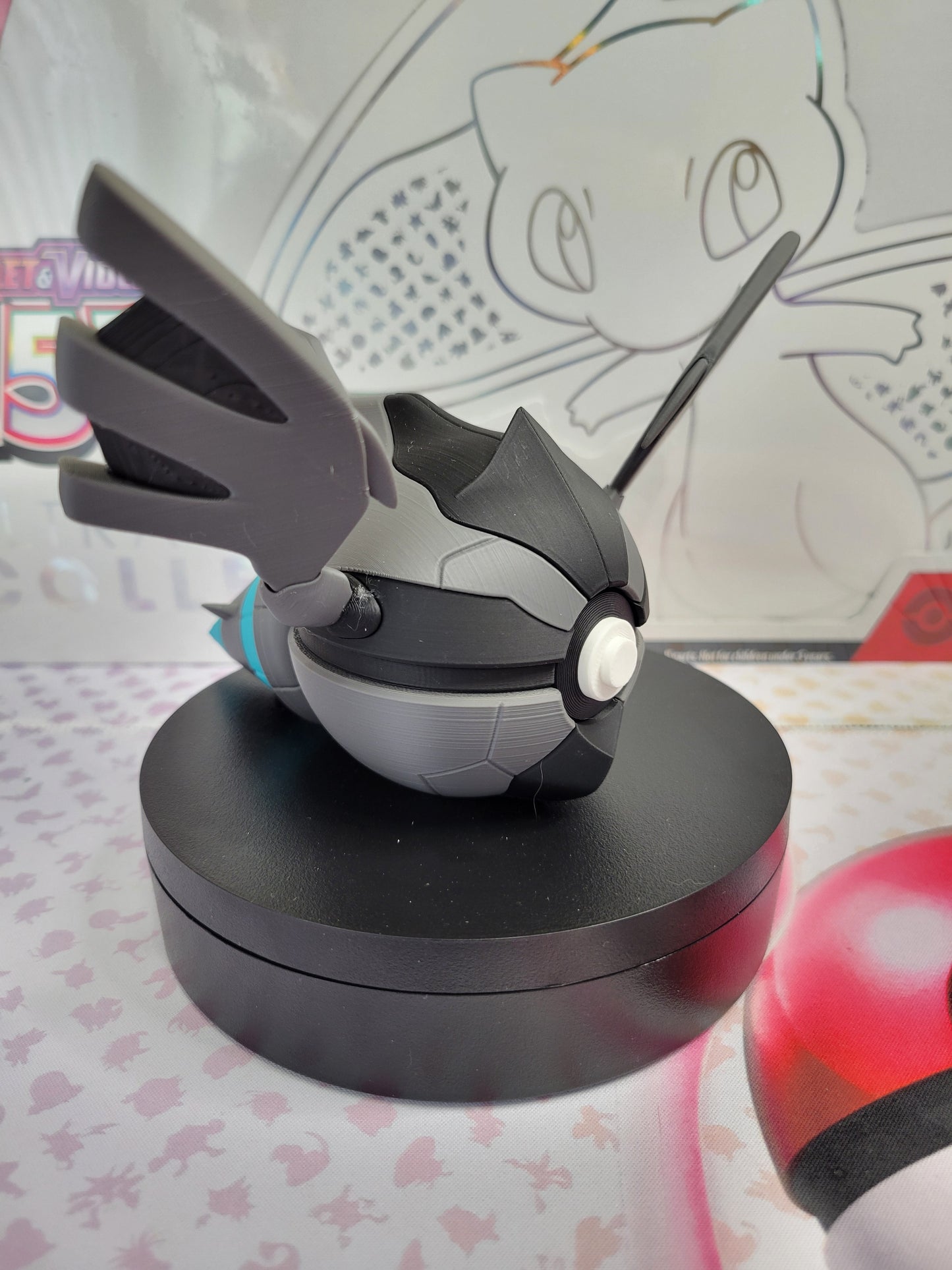 0644 - Zekrom Inspired 3D Printed Themed Monster Ball