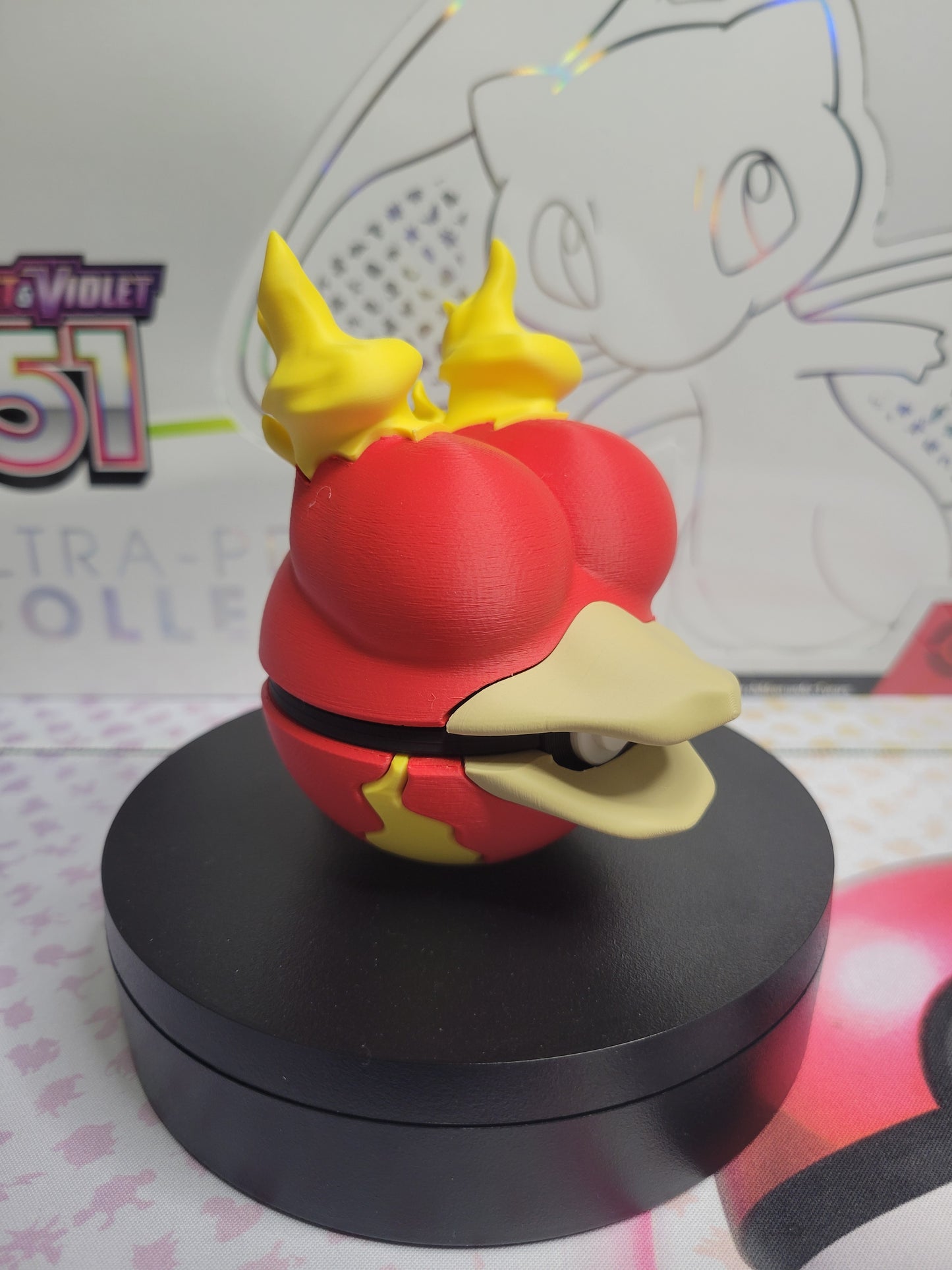 0126 - Magmar Inspired 3D Printed Themed Monster Ball