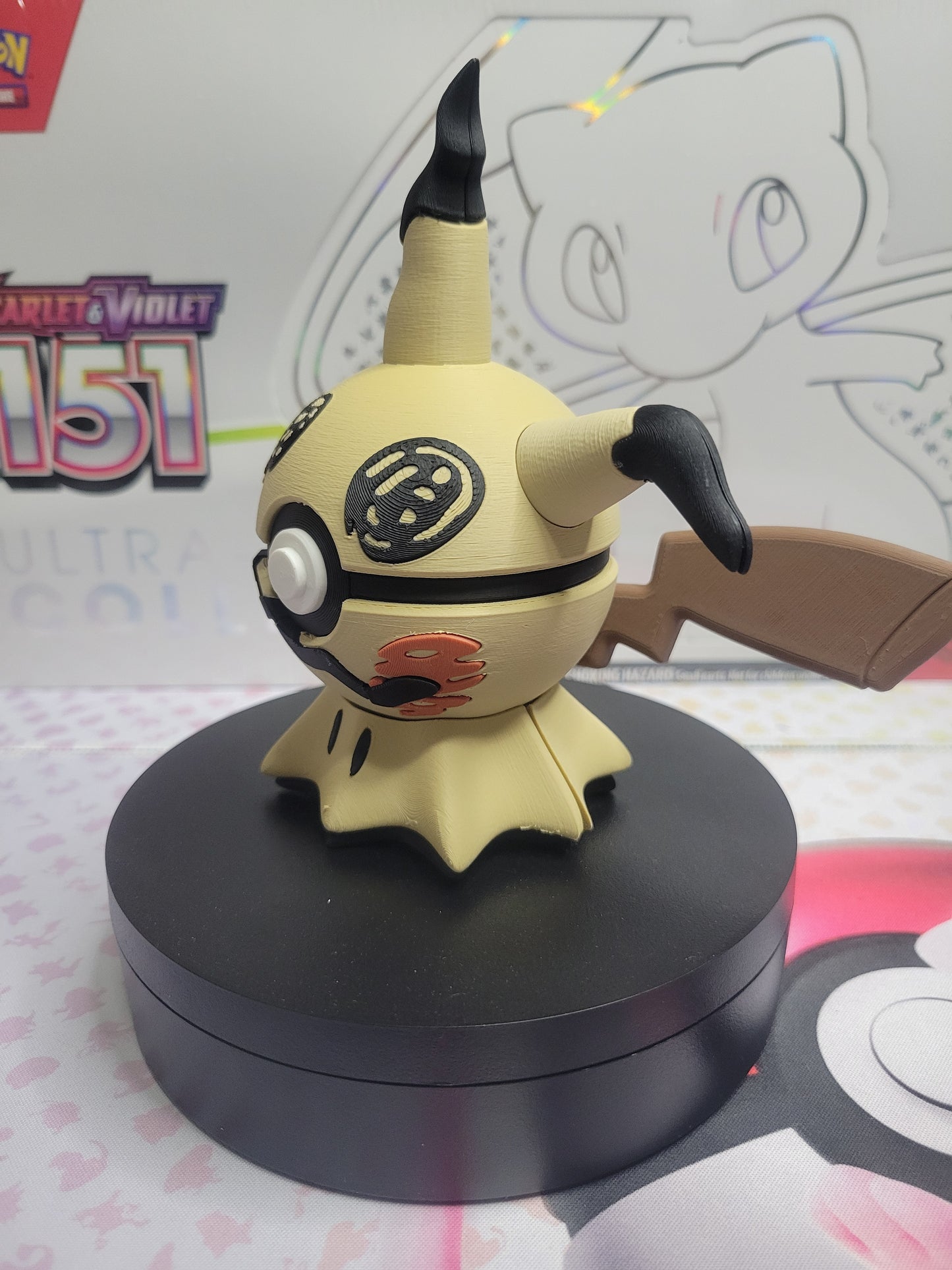 0778 - Mimikyu Inspired 3D Printed Themed Monster Ball