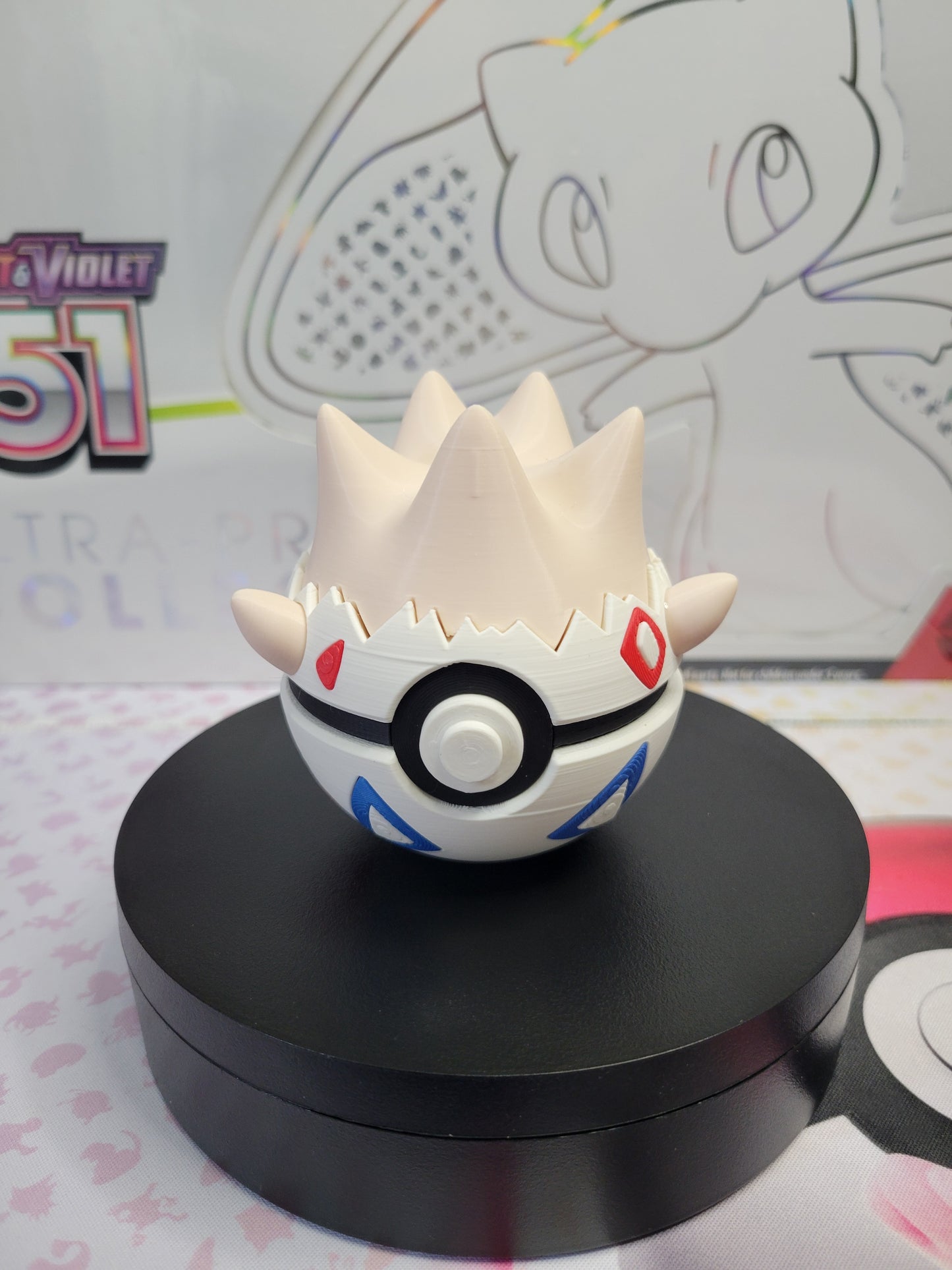 0175 - Togepi Inspired 3D Printed Themed Monster Ball